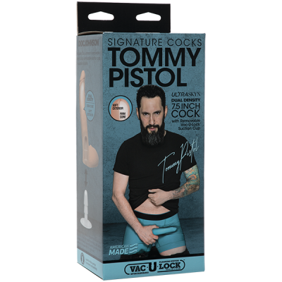 Фаллоимитатор-насадка реалистик Tommy Pistol 7.5 ULTRASKYN™ со съемной присоской