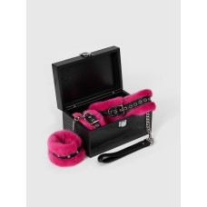 Наручники и ошейник (розовый)