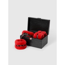 Наручи и поножи (красный)