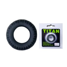 Эрекционное кольцо TITAN имитация автомобильной шины Baile, длина 0.00см, диаметр 4.00см