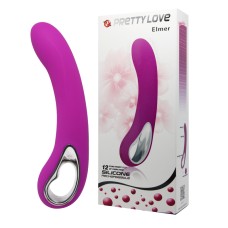 Вибромассажер G-Spot ELMER Pretty Love, c вибрацией, длина 20.00см, диаметр 3.50см
