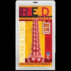 Анальный фаллоимитатор Red Boy - Anal Wand Butt Plug Doc Johnson, длина 21.00см, диаметр 8.00см