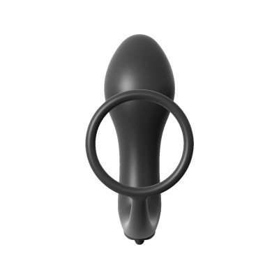 Ass-Gasm Cockring Vibrating Plug Анальная пробка с вибрацией с эрекционным кольцом Pipedream, c вибрацией