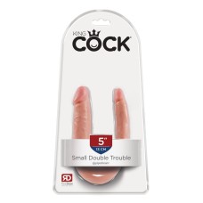U-Shaped Small Double Trouble Фаллоимитатор реалистик двухголовый Pipedream, длина 33.50см, диаметр 2.80см