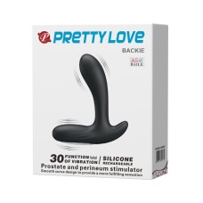 BACKIE Вибростимулятор простаты 30 ф-ций Pretty Love, c вибрацией