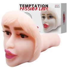 Мастурбатор лицо с вибрацией Baile Passion Lady Baile, c вибрацией, длина 20.00см, диаметр 0.00см