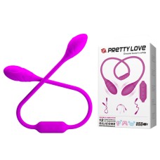 Dream Lover's Whip Гибкий вибростимулятор для пар Pretty Love, c вибрацией, длина 65.50см, диаметр 3.20см