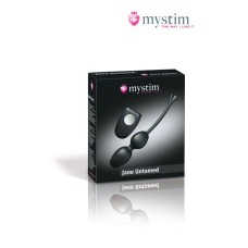 Mystim Geisha Balls, Vibe Jane Untamed Вагинальные виброшарики с миостимуляцией и пультом ДУ Mystim, c вибрацией, длина 20.80см, диаметр 3.60см