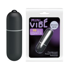 Baile Mini Vibe Черная компактная вибропуля Baile, c вибрацией, длина 0.00см, диаметр 1.80см