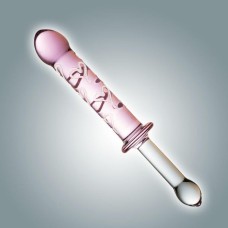Нереалистичный фаллоимитатор из стекла 0048 BX DD  DD Джага-Джага, длина 23.50см, диаметр 2.30см