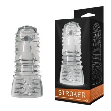 Маструбатор двухсторонний STROKER прозрачный №3 DD Джага-Джага, длина 13.70см, диаметр 5.50см