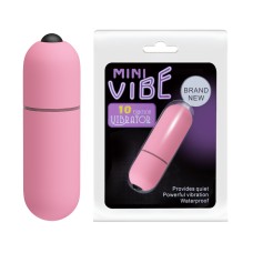 Baile Mini Vibe Розовая компактная вибропуля Baile, c вибрацией, длина 6.20см, диаметр 1.80см