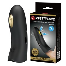 Вибронасадка на палец с электростимуляцией Pretty Love Marico Pretty Love, c вибрацией, длина 10.50см, диаметр 3.00см