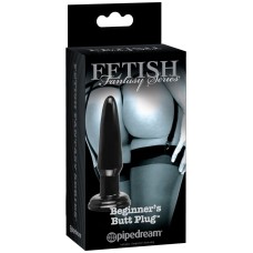 Анальный плаг Fetish Fantasy Series Limited Edition Beginner's Butt Plug - Black Pipedream, длина 10.80см, диаметр 2.50см