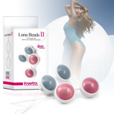 Комплект тренажера Кегеля, вагинальные шарики Luna Beads II Kegel Ball DD Джага-Джага, длина 9.00см, диаметр 3.80см