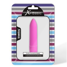 Вибропуля X-Basic Long Bullet-10 speeds DD Джага-Джага, c вибрацией, длина 9.00см, диаметр 1.70см