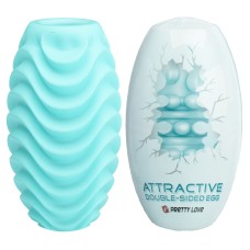 Мастурбатор-мини двусторонний, Attractive, голубой Pretty Love, длина 8.60см, диаметр 4.60см