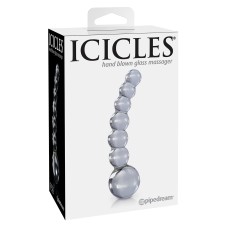 Стеклянный стимулятор Icicles No. 66 - Clear Pipedream, длина 12.00см, диаметр 3.50см