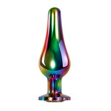 RAINBOW METAL PLUG SMALL Радужная анальная пробка малая Evolved