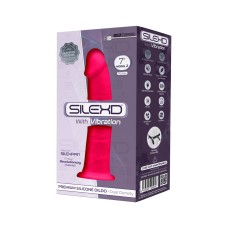 SileXD Перезаряжаемый вибростимулятор реалистик Model 2 (7), ярко-розовый Adrien Lastic , c вибрацией, длина 17.50см, диаметр 4.40см