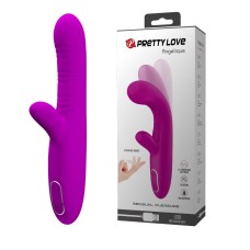 Вибратор-кролик с манящими движениями Angelique Pretty Love, c вибрацией, длина 22.00см, диаметр 3.10см