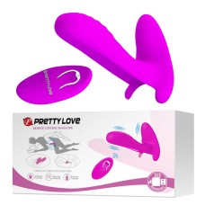 Вибронасадка с пультом ДУ для стимуляции зоны G Pretty Love, c вибрацией, длина 10.00см, диаметр 2.20см