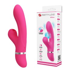 Willow Вибромассажёр-кролик Pretty Love, c вибрацией, длина 20.40см, диаметр 3.50см
