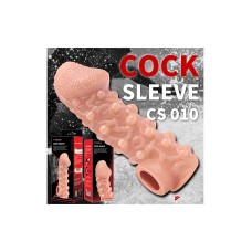 Насадка на фаллос с шариками CS.010-M KOKOS, длина 15.60см, диаметр 4.20см