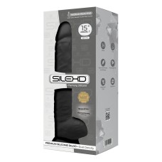 SileXD Фаллоимитатор Model 7, 15, черный Adrien Lastic , длина 38.00см, диаметр 7.00см