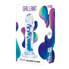 Фаллоимитатор на присоске Gallant Jelly Dildo прозрачный Adrien Lastic , длина 16.00см, диаметр 3.50см