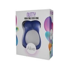 Эрекционное виброкольцо Nutty Adrien Lastic , c вибрацией, длина 5.90см, диаметр 3.18см