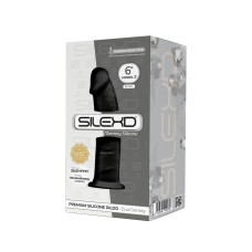 Фаллоимитатор на присоске SileXD Model 2 (6), чёрный Adrien Lastic , длина 15.40см, диаметр 3.50см
