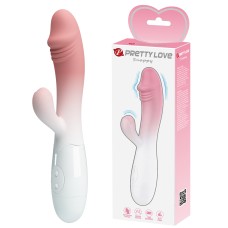 Вибромассажёр-кролик Snappy Pretty Love, c вибрацией, длина 19.00см, диаметр 3.20см