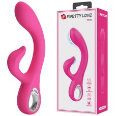 Вибростимулятор-кролик Pretty Love, c вибрацией, длина 19.80см, диаметр 3.40см