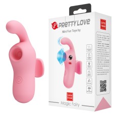 Вакуумный мини-вибростимулятор на пальцы Magic Fairy Pretty Love, c вибрацией, длина 9.10см, диаметр 0.00см