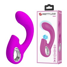 Вибромассажёр с вакуумной стимуляцией клитора Sibel Pretty Love, c вибрацией, длина 15.50см, диаметр 3.50см