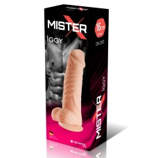 Фаллоимитатор с мошонкой на присоске Mister-X IGGY SITABELLA, длина 16.00см, диаметр 4.00см