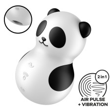 Вакуумный вибростимулятор POCKET PANDA SATISFYER, c вибрацией, длина 8.80см, диаметр 0.00см