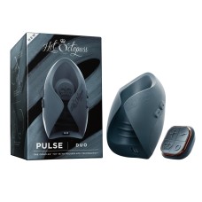 PULSE DUO 2025 Инновационный мужской вибратор с пультом ДУ Hot Octopuss, c вибрацией, длина 11.00см, диаметр 6.10см