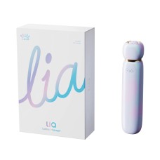 Вакуумный стимулятор LIA, фиолетовый ZALO, длина 12.62см, диаметр 1.20см
