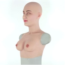 Реалистичная маска "Mia" с грудью, размер C