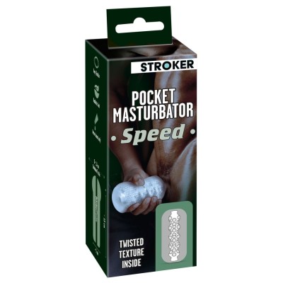 Прозрачный мастурбатор Pocket Masturbator Speed