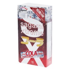 Ароматизированные презервативы Sagami Xtreme Cola - 10 шт.