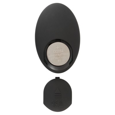 Черная анальная вибровтулка Remote Controlled Butt Plug - 14,2 см.