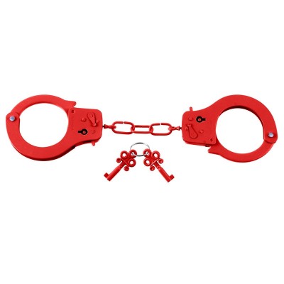 Металлические красные наручники Designer Metal Handcuffs