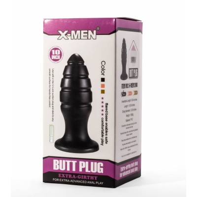 Анальная пробка "Яйцо" с выраженным рельефом