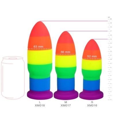 Анальная пробка "Радуга"