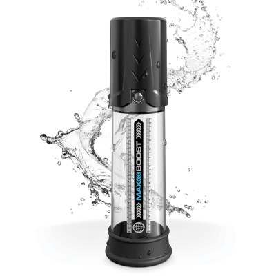 Помпа вакуумная мужская Max Boost, чёрная Pipedream, длина 0.00см, диаметр 5.10см