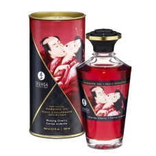 Масло интимное разогревающее массажное Пылающая вишня 100 мл SHUNGA, длина 0.00см, диаметр 0.00см