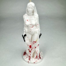 Свеча "Монашка" белый